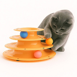 Cat Toy Ball Towers
