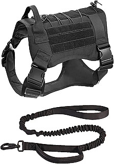 Tactical Dog Harness & Leash