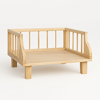 Wooden Pet Bed