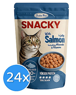 Snacky Sterilised Salmon in Jelly