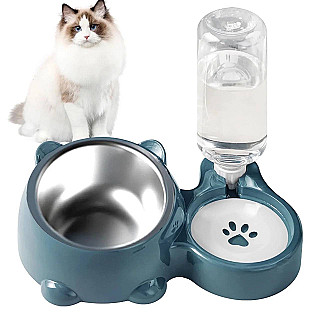 Food Bowl & Water Dispenser
