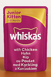 Whiskas جونیەر/کیتن مریشک