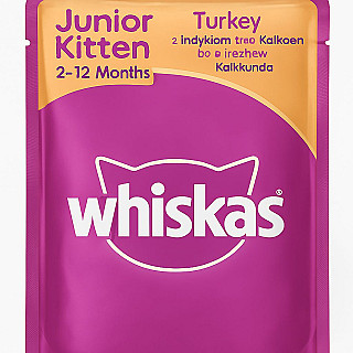 Whiskas  گۆشتی قەل جونیەر/کیتن