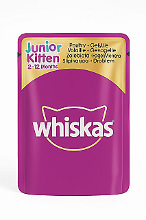 Whiskas گۆشتی پەلەوەر جونیەر/کیتن