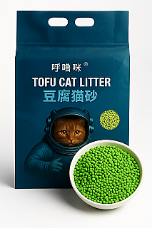 A+ Tofu Round Granules with Green Tea