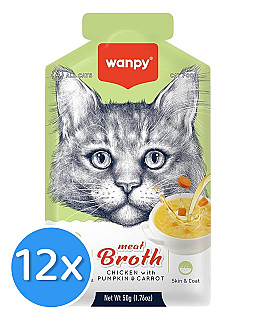 Wanpy Broth Chicken & Pumpkin, Carrot