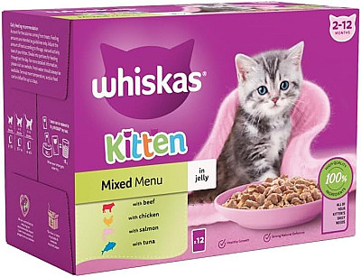 Whiskas Kitten Mixed in Jelly