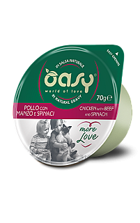 Oasy Chicken & Beef, Spinach