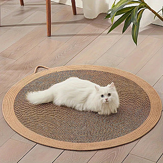 Cat Bed with Scratching Mat