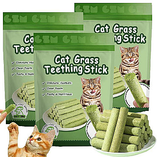 Cat Grass Teething Stick