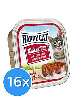 Happy Cat دجاج ولحم بقري