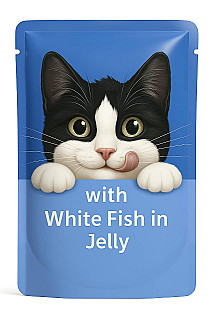 Felix سمك أبيض في الهلام