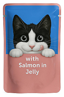 Felix سمك السلمون في الجيلي