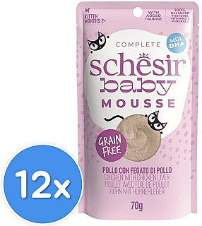 Schesir Baby Mousse Chicken with Chicken Liver