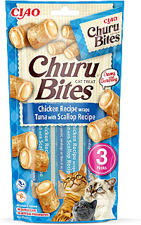 Churu Bites ماهی تن و گوش‌ماهی