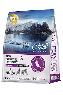 CAT FEAST اللبأ والبريبايوتيك