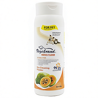 Vegebrand Papaya Flavor Dry cleaning powder for cat