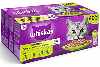 Whiskas منوی ترکیبی در ژله
