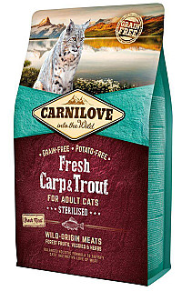 Carnilove کپور و قزل آلای استریل شده