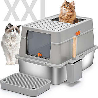 Covered Steel Litterbox