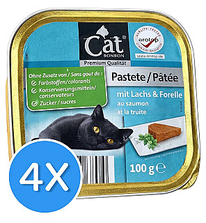 Cat Bonbon ماهی سالمون و قزل‌آلا