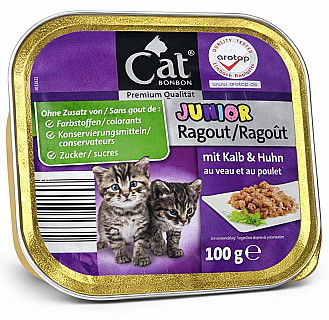 Cat Bonbon Junior مرغ و گوشت گوساله