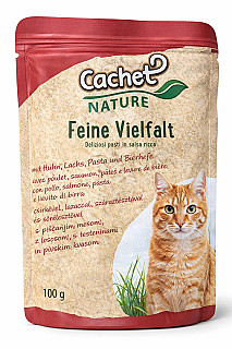 Cachet مریشک و سەلەمون , مەعکەرۆنی