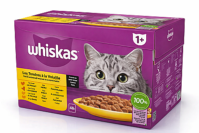 Whiskas مرغ در سس