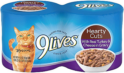 9Lives Turkey & Cheese in Gravy