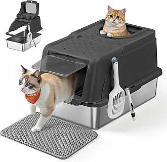 Feandrea Steel Litterbox