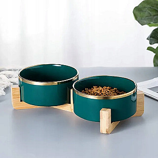 Dual Ceramic Bowl A29