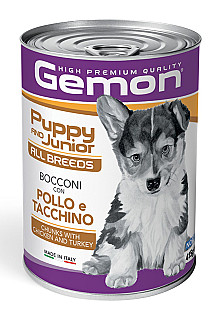 Gemon Puppy & Junior مرغ و بوقلمون