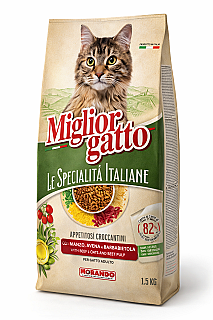 Miglior Gatto گوشت گاو و جو دوسر