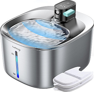Feelneedy Steel Rechargeable Fountain