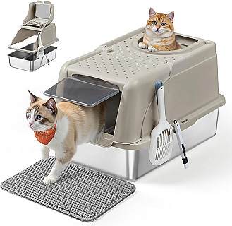 Feandrea Steel Litterbox