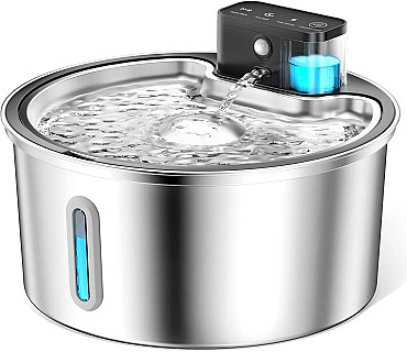 Pawpoll Steel Rechargeable Fountain