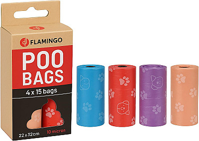 Flamingo Evcil Hayvan Kaka Torbaları