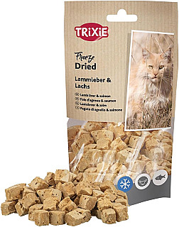 Trixie جگەری بەرخ و سەلەمون وشککراوە