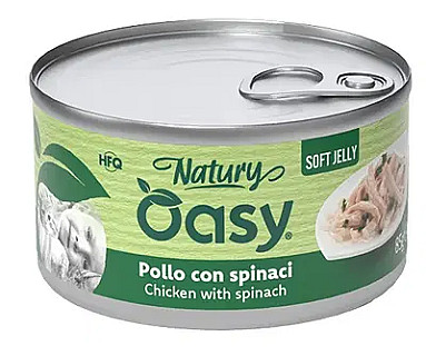 Oasy دجاج وسبانخ