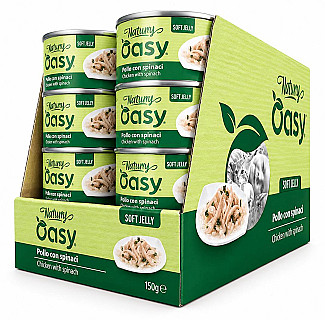 Oasy دجاج وسبانخ