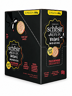 Schesir Dark Mousse in مرغ با گوشت گاو