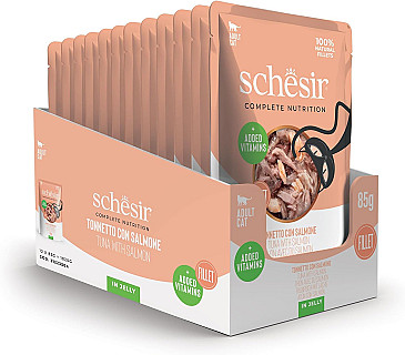 Schesir ماهی تن و سالمون در ژله