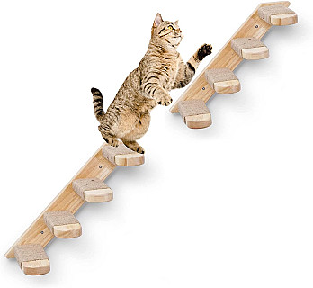 FUKUMARU Cat Wall Steps & Scratcher