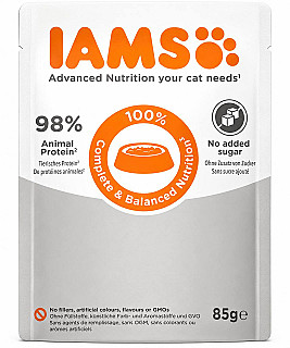 IAMS ماهی خال مخالی و کاد