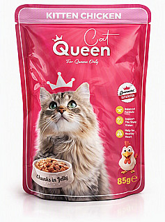 Queen  بچه گربه مرغ