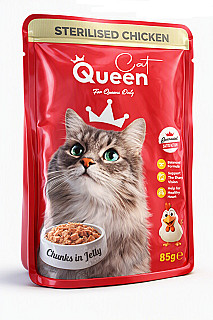 Queen مرغ استریل شده